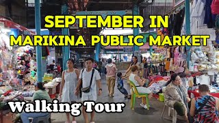 September in marikina public market Walking tour [upl. by Gorlin137]