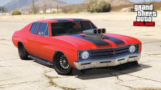 GTA 5 Online Declasse Tulip Customization amp Test  Chevelle Malibu [upl. by Sirrom]