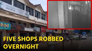 5 Shops Including Pharmacy And Wine Store Robbed Overnight In Varca  GOA365 [upl. by Mingche]