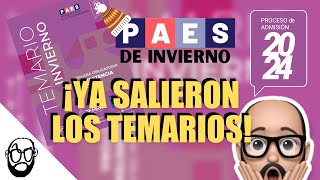 ¡Ya salió el TEMARIO de la PAES de Invierno Admisión 2024  Preparación PAES en Competencia Lectora [upl. by Cirederf]