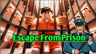 Roblox Game  Escape From Prison Break Obby  Full Gameplay Part 1  How To Break Prison  2024 [upl. by Ailaham752]