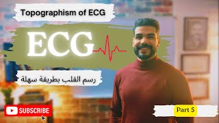 Topographism of ECG  Limb and Chest leads view  Part 5 [upl. by Irakab]