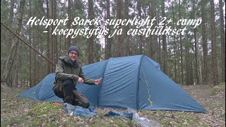 Helsport Sarek superlight 2  koepystytys ja ensifiilikset  set up and first impressions [upl. by Onairot]