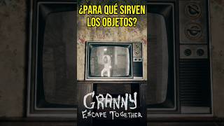 ¿Para QUÉ sirven los OBJETOS en Granny Escape Together granny horror [upl. by Ettenirt]