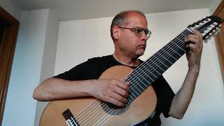 Le Papillon Op50 No4 Grazioso  Mauro Giuliani  10 String Guitar [upl. by Elleda768]