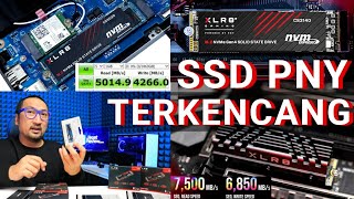 Review SSD PNY dari Paling Murah Sampai Paling Kencang SATA sampai M2 NVME Gen4 x4 [upl. by Anohs451]