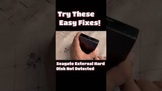 Seagate External Hard Disk Not Detected Try These Easy Fixes [upl. by Areek]