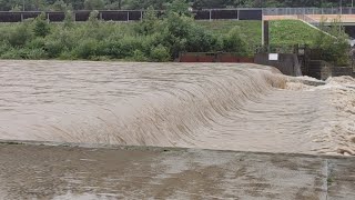 Rzeka Raba Górny Jaz Myślenice [upl. by Meelak696]