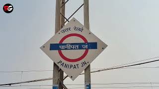 Announcement of 12926 Paschim Superfast Express at Panipat Junction [upl. by Annaira170]