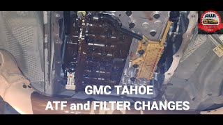 ATF and Filter Change GMC TAHOE 2019 53L [upl. by Rastus611]