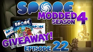 SPORE Modded  GIVEAWAY  Ep22 Season4  Spore Space Stage [upl. by Birgit568]