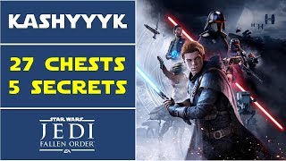 Kashyyyk All Chests and secrets Locations  Timestamps in Description  Star Wars Jedi Fallen Order [upl. by Eph]