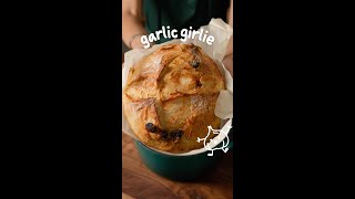 50 Garlic Clove Dutch Oven Bread [upl. by Morehouse]