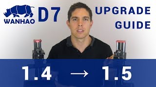 How to Wanhao D7 14 to 15 upgrade kit [upl. by Sihtam389]