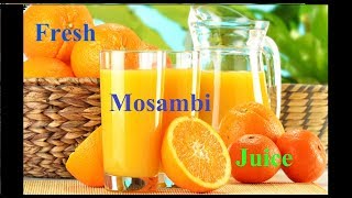 Mosambi Juice Recipe Sweet Lime Juice Recipe मौसंबी जूस [upl. by Gnat309]