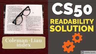 CS50 readability solution Week 2 pset2 [upl. by Adlih140]