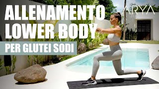 10 min LOWER BODY WORKOUT per GLUTEI ALTI E SODI in poco tempo [upl. by Hecht]