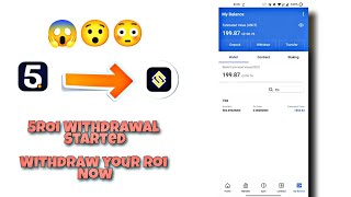 5Roi Withdrawal Steps 😱😱 [upl. by Suivatco]