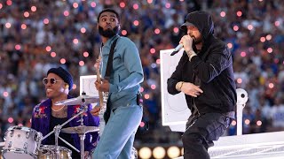 Watch Super Bowl Halftime Show Backstage and Rehearsals Footage with Eminem and Dr Dre [upl. by Sirk]