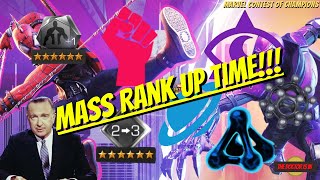 Mass Rank Up Time New MCOC 6 Stars To Rank 3 Who Will It Be mcoc rankup [upl. by Lraep671]