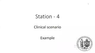 Surgical clinical scenario Station Objective structured clinical examination OSCE 2020 [upl. by Krigsman]