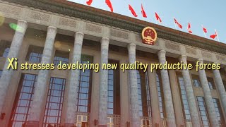 Xi stresses developing new quality productive forces [upl. by Addison]