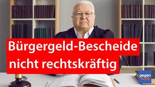 Alle BürgergeldBescheide nicht rechtskräftig Warum das denn [upl. by Theodoric]