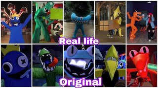 Rainbow friends Real life vs Rainbow friends Original [upl. by Griselda]