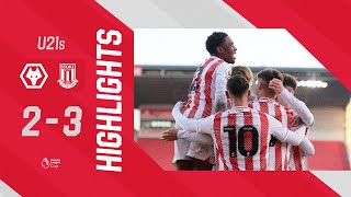 Tezgel BACKHEELS City Into QuarterFinals  U21s Highlights  Wolverhampton Wanderers 23 Stoke City [upl. by Gene64]