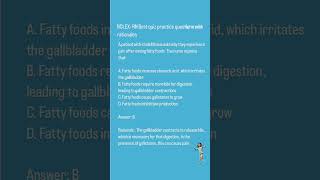 Cholecystitis and cholelithiasis NCLEXRNPN Questions amp Answers with Rationals [upl. by Doti]