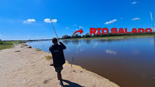 ESTE lugar es una LOCURA linda PESCA al COSTADO de la RUTA 2 [upl. by Melly530]