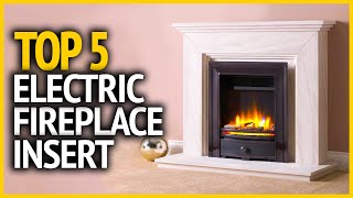 Top 5 Best Electric Fireplace Inserts on Amazon 2023 [upl. by Ahseet325]