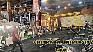 GYM OF CHITKARA UNIVERSITY💪🏻  Vlog45  Chitkara University Rajpura [upl. by Atikihs]