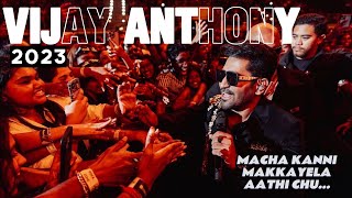 Vijay Anthony Concert Malaysia  All Golden Hits🔥  Macha Kanni  Usumalaresay  Maskara Pottu [upl. by Kowal851]