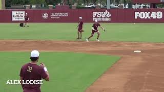 2024 FSU Baseball Position Player Newcomers Defensive Drills 91920 [upl. by Adnowal638]