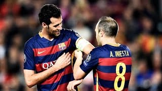 Busquets amp Iniesta ● Passing Geniuses ● 201516 [upl. by Firooc]