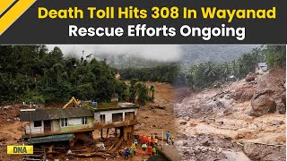 Wayanad Landslide Update Death Toll Hits 308 As Rescue Operations Continue For 5th Consecutive Day [upl. by Hashum]