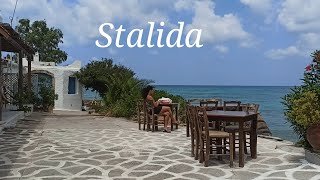 Stalida Stalis Crete Greece Walking Tour [upl. by Liag744]