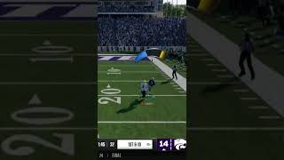 The exasperation at the end 😂collegefootball25 easports kstate arizonafootball [upl. by Neehsas437]