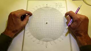 Plotting planar geologic structures as poles on a stereonet [upl. by Anis]