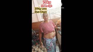 20 Kg Weight Loss Diet Plan 20 kilo कम करने का nuksa [upl. by Rehteh]