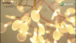 Home Lighting：Nordic Interior design firefly chandelier —— CHEERHUZZ [upl. by Emixam]