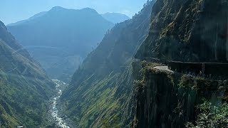 Kinnaur ke khatarnak road🛣️🛣️🚛🚛 [upl. by Enirac946]