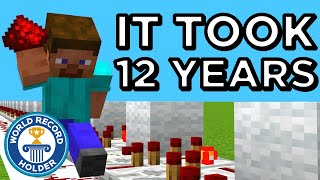 Breaking Minecrafts Oldest Redstone Record [upl. by Yruj]