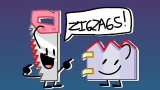 Remaking BFDI Characters Part 9  Were Both Zigzags [upl. by Ennairej65]