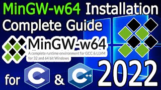 How to install MinGW w64 on Windows 1011 2022 Update MinGW GNU Compiler for C amp C Programming [upl. by Callie]