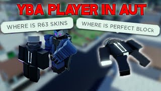 Roblox YBA Player in AUT [upl. by Alue]