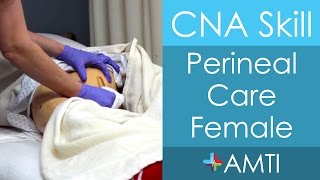 Perineal Care Female  CNA State Board Exam Skill [upl. by Helenka]