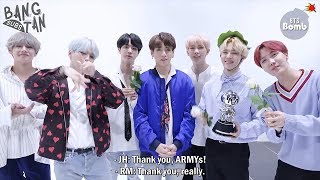 ENG 180414 BANGTAN BOMB BTS won 1st place subtitle Special MC day Mcountdown  BTS 방탄소년단 [upl. by Herzen715]