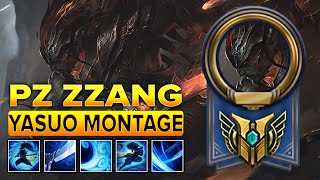 Pz ZZang Yasuo Montage 2023  KR Challenger Yasuo Main [upl. by Roselle854]